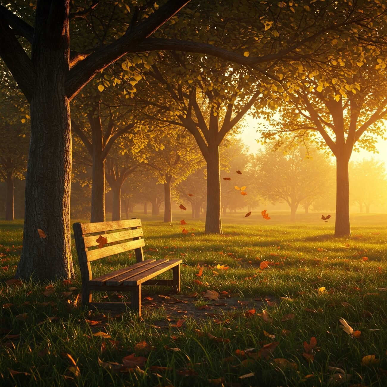 Exemplo de cena cinematográfica gerada por IA, com iluminação suave e composição equilibrada.